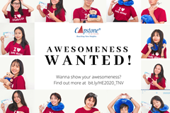 MỜI BẠN VỀ TEAM CHÚNG MÌNH CAPSTONE VIETNAM TUYỂN TÌNH NGUYỆN VIÊN CHO TRIỂN LÃM GIÁO DỤC MÙA XUÂN 2020